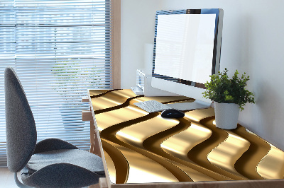 Büro-Schreibtischmatte Goldene Elemente