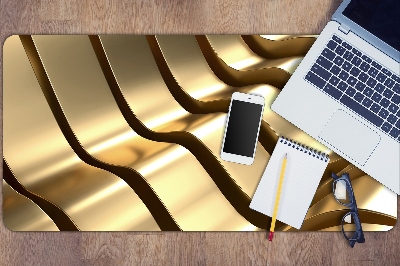 Büro-Schreibtischmatte Goldene Elemente
