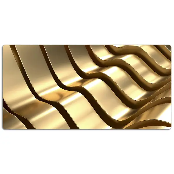 Büro-Schreibtischmatte Goldene Elemente