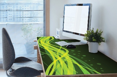 Büro-Schreibtischmatte Grüne Streifen