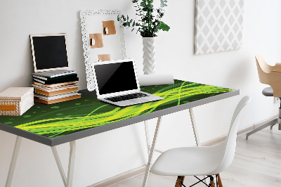 Büro-Schreibtischmatte Grüne Streifen
