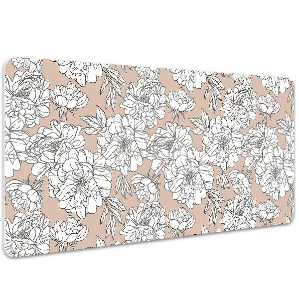 Schreibtischunterlage Künstlerische Blumen