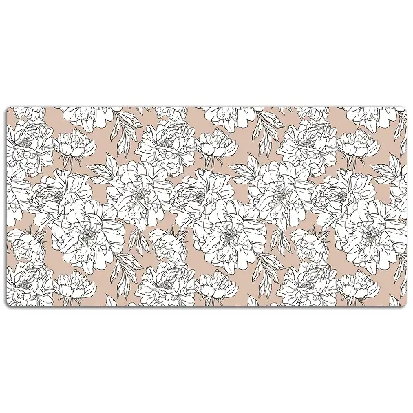 Schreibtischunterlage Künstlerische Blumen