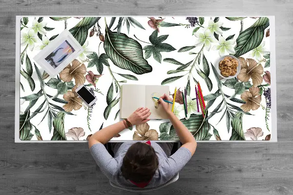 PVC Schreibtischmatte Frühlingsblumen