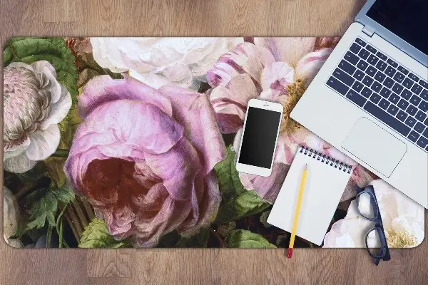 Büro-Schreibtischmatte Garten der Rosen