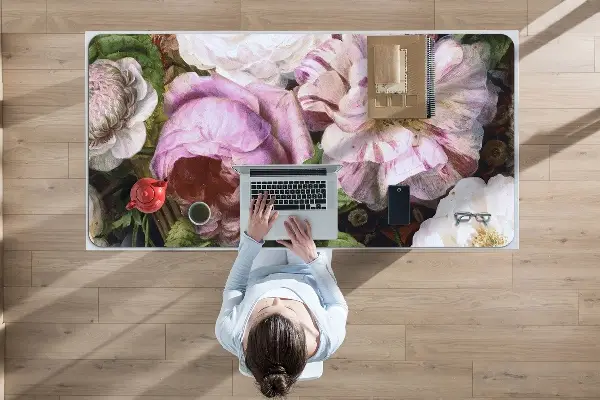 Büro-Schreibtischmatte Garten der Rosen