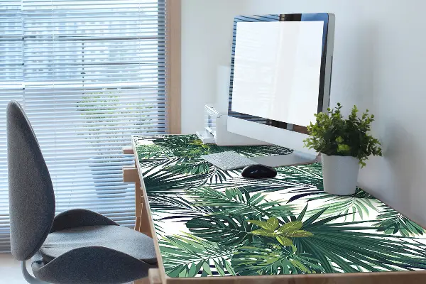 PVC Schreibtischmatte Tropische Blätter