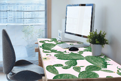 Schreibtischunterlage Blühende Kaktee.