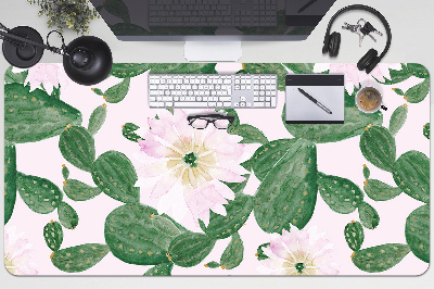 Schreibtischunterlage Blühende Kaktee.