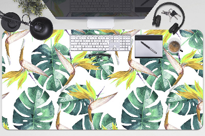 Büro-Schreibtischmatte Exotische Blätter