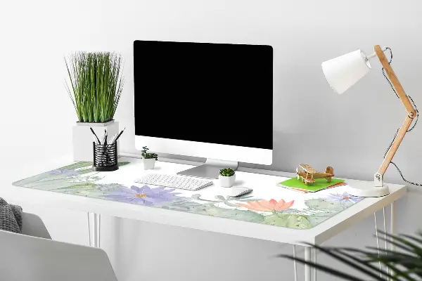 Büro-Schreibtischmatte Kaktuswiese.