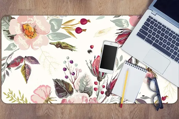 Büro-Schreibtischmatte Feldblumen