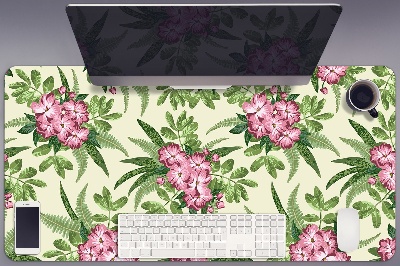Büro-Schreibtischmatte Tropische Blumen