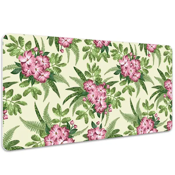 Büro-Schreibtischmatte Tropische Blumen
