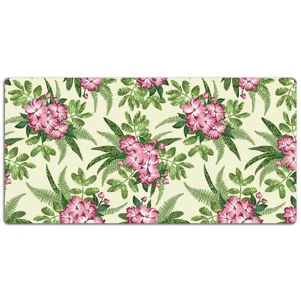 Büro-Schreibtischmatte Tropische Blumen