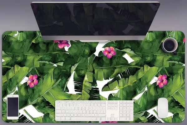 Büro-Schreibtischmatte Hibiskus