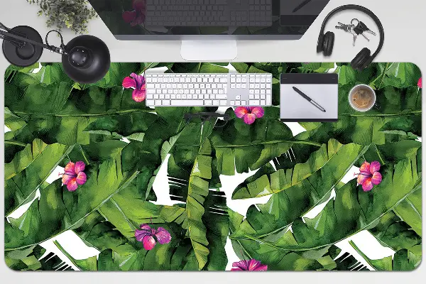 Büro-Schreibtischmatte Hibiskus