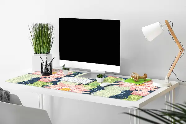 PVC Schreibtischmatte Kaktusblumen