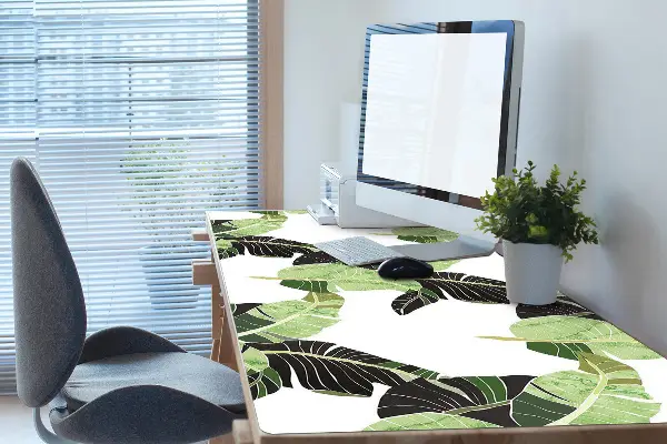 Schreibtischunterlage Palmenblätter