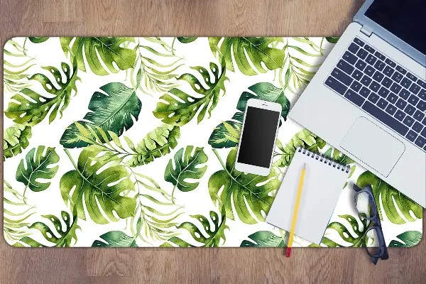 PVC Schreibtischmatte Exotische Blätter