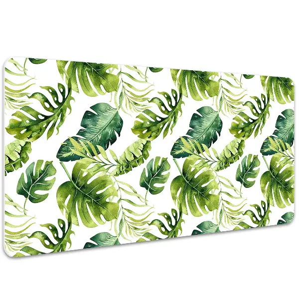 PVC Schreibtischmatte Exotische Blätter