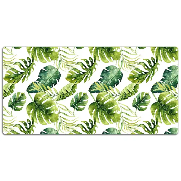 PVC Schreibtischmatte Exotische Blätter