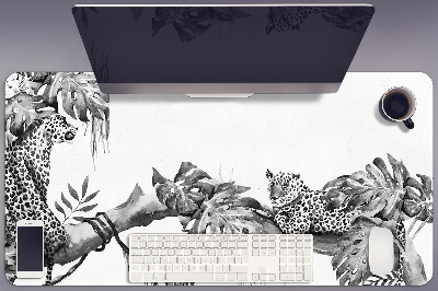 PVC Schreibtischmatte Geparden auf einem Zweig
