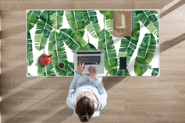 Büro-Schreibtischmatte Exotische Blätter