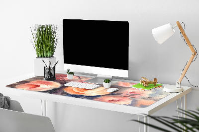 Büro-Schreibtischmatte Orange Rosen