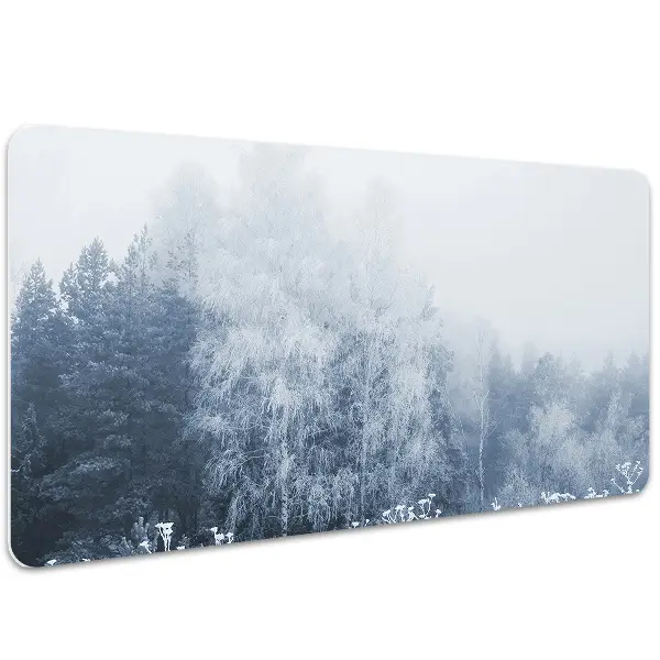 Schreibtisch Unterlegmatte Winterbäume