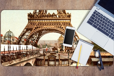 Büro-Schreibtischmatte Eiffel Retro Tower.