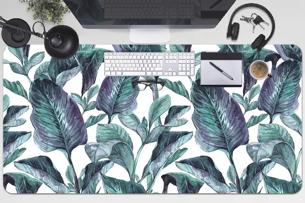Büro-Schreibtischmatte Exotische Blätter