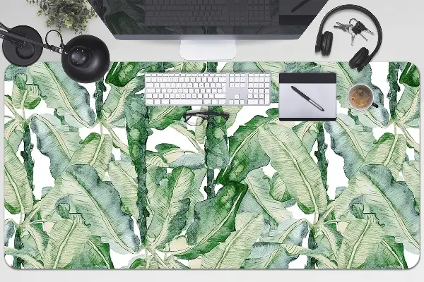 PVC Schreibtischmatte Bananenblätter