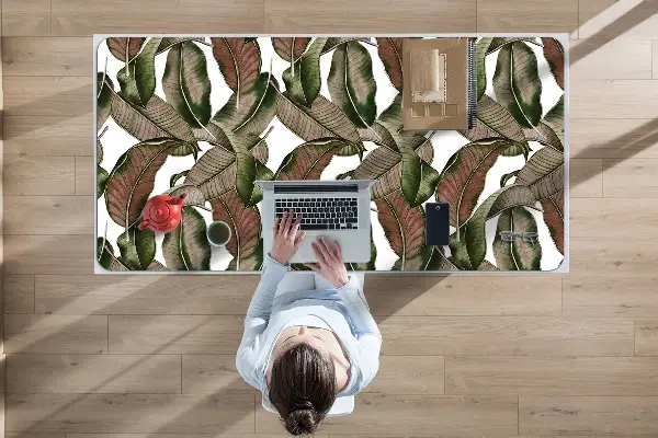 Büro-Schreibtischmatte Botanisches Blatt