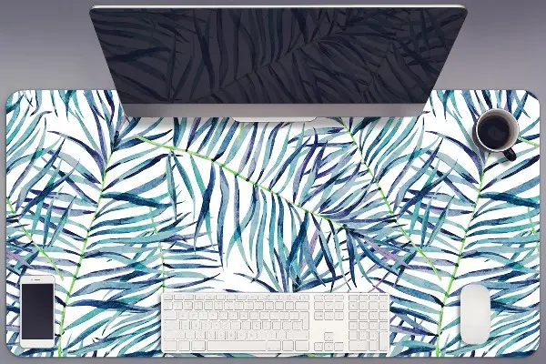 PVC Schreibtischmatte Exotische Blätter