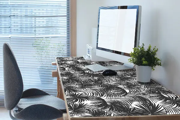 PVC Schreibtischmatte Schwarze Palme