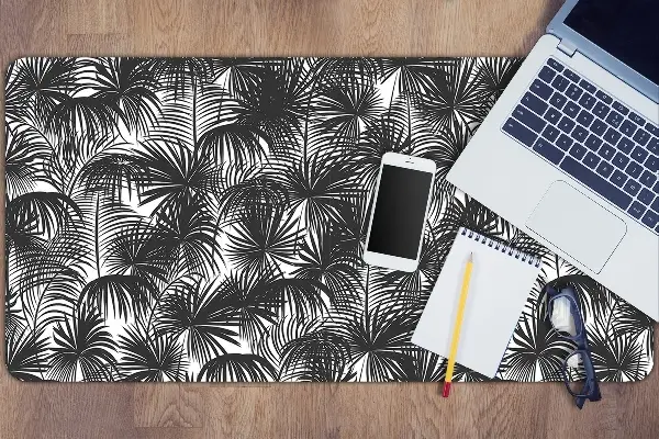 PVC Schreibtischmatte Schwarze Palme
