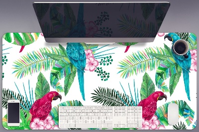 Büro-Schreibtischmatte Mural Papageien