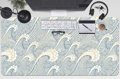 PVC Schreibtischmatte Ozean Wellen