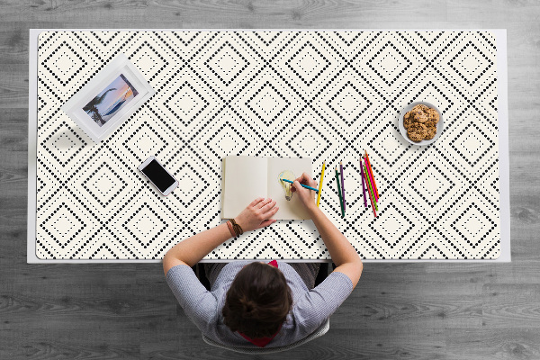 Schreibtisch Unterlegmatte Geometrisches Muster