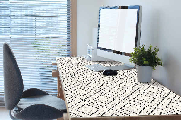 Schreibtisch Unterlegmatte Geometrisches Muster