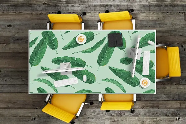 Schreibtisch Unterlegmatte Bananenblätter