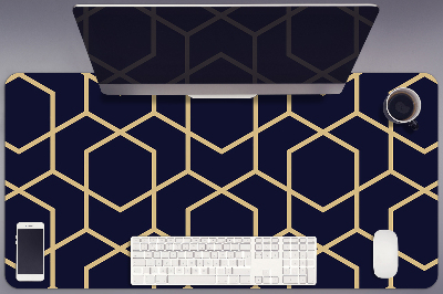 Schreibtisch Unterlegmatte Goldenes Muster