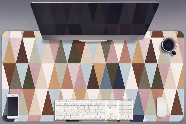 PVC Schreibtischmatte Retro Wandbild