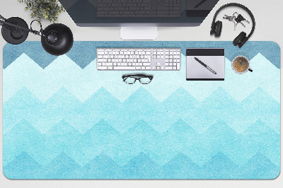 Büro-Schreibtischmatte Zickzack-Muster