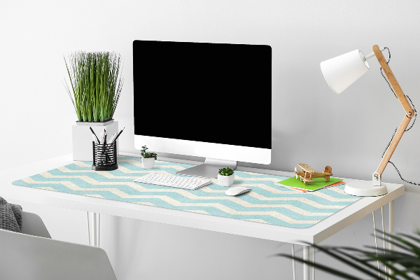 Büro-Schreibtischmatte Zickzack
