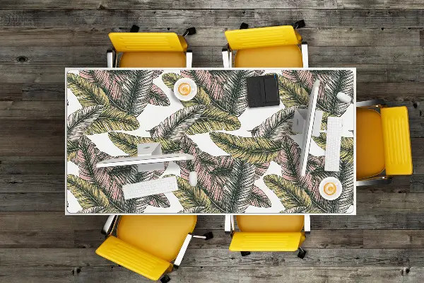Büro-Schreibtischmatte Bananenblätter