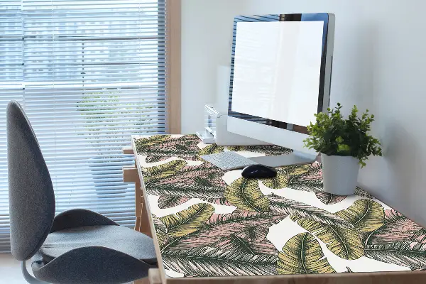 Büro-Schreibtischmatte Bananenblätter