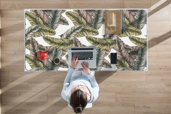 Büro-Schreibtischmatte Bananenblätter