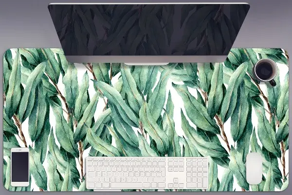 Büro-Schreibtischmatte Lackierte Blätter